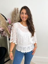 The Tati - Sheer Floral Design Top